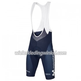 Fietsbroek Kort met Bretels 2018 Movistar Team N001